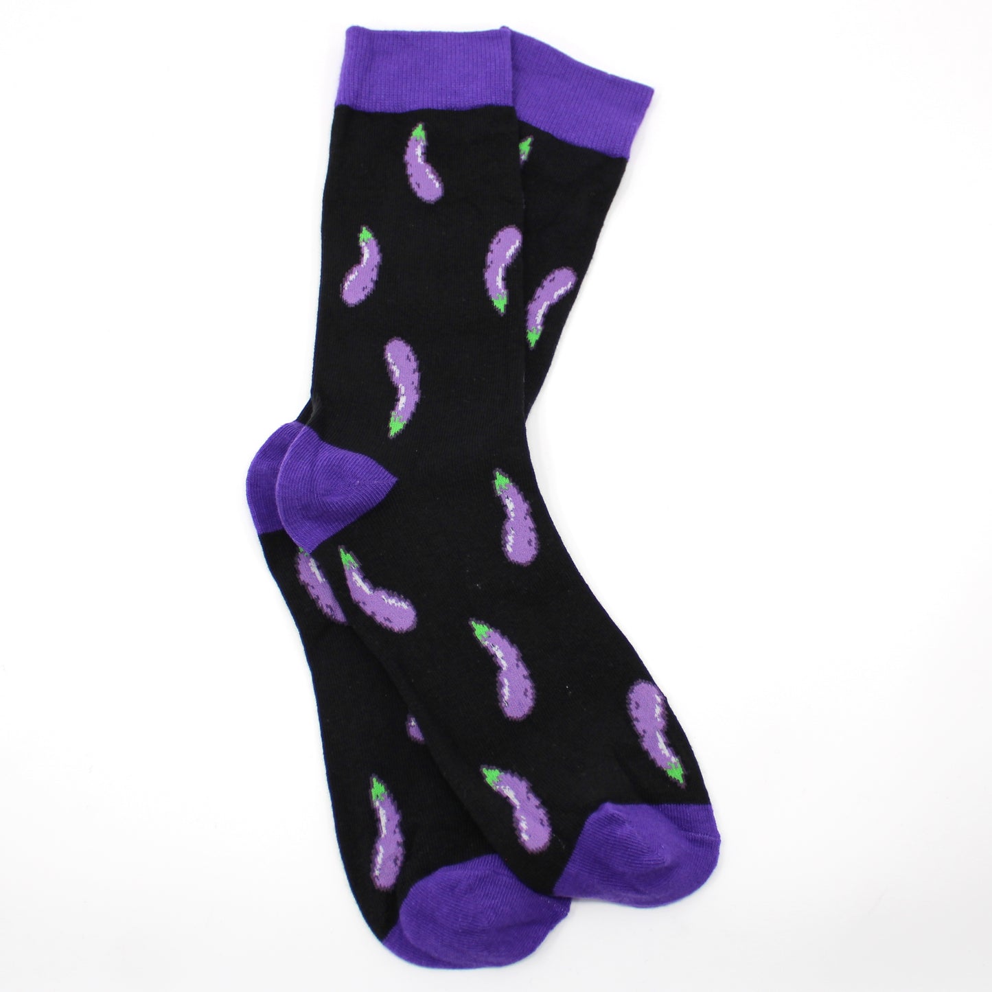 Eggplant socks