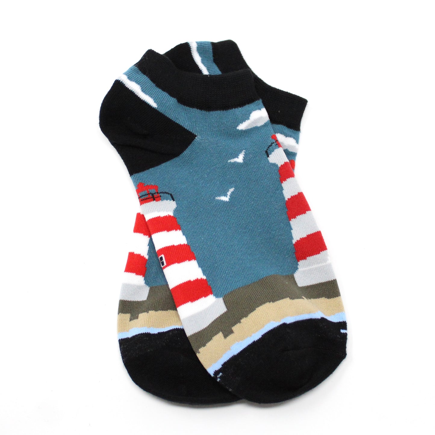 Lighthouse Anklet Socks