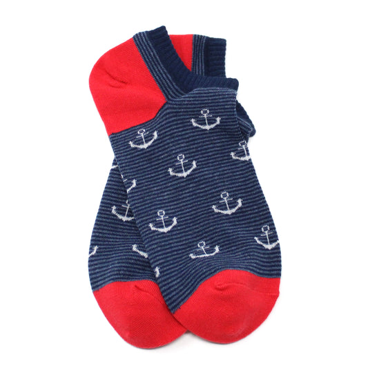 Anchor Anklet Socks