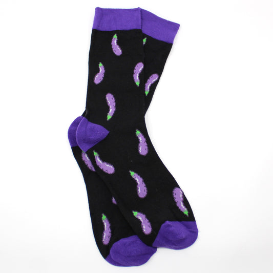 Eggplant socks