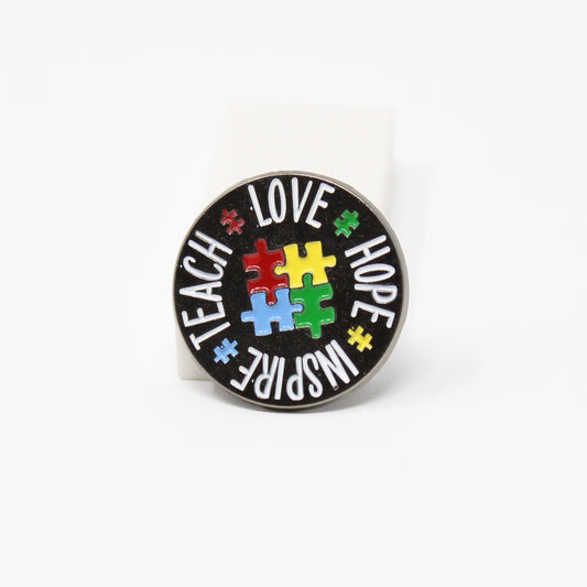 Autism Puzzle Pin