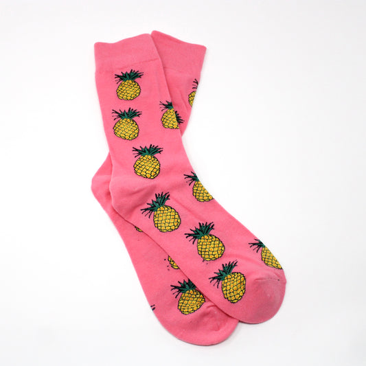 Pink Pineapple Socks