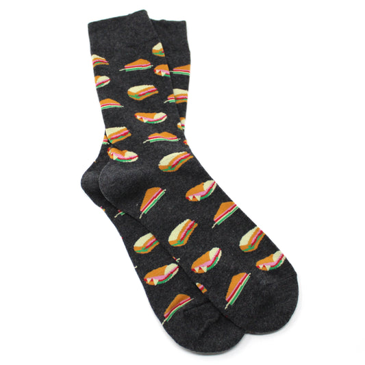 Black Sandwich Socks