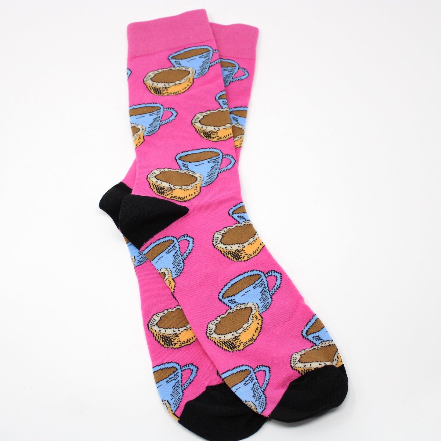Pink Coffee & Butter Tart Socks