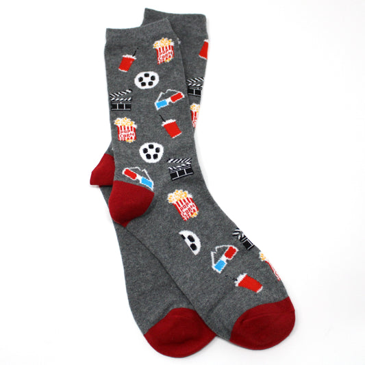 Movie Film Popcorn Socks